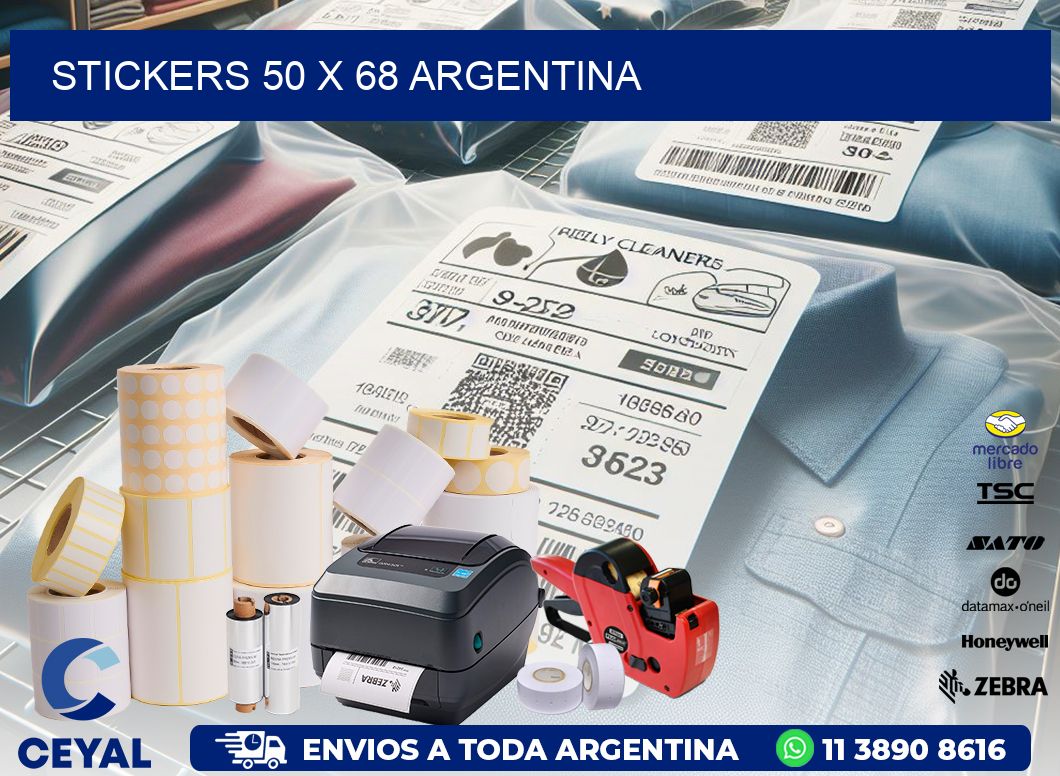 STICKERS 50 x 68 ARGENTINA