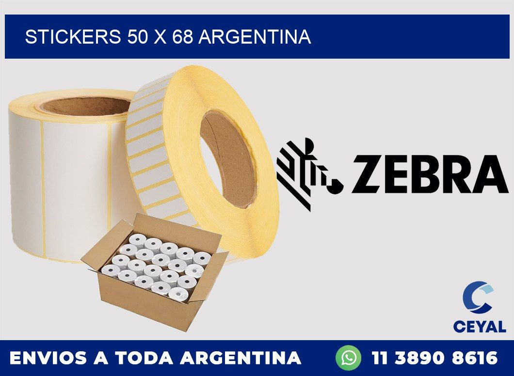 STICKERS 50 x 68 ARGENTINA