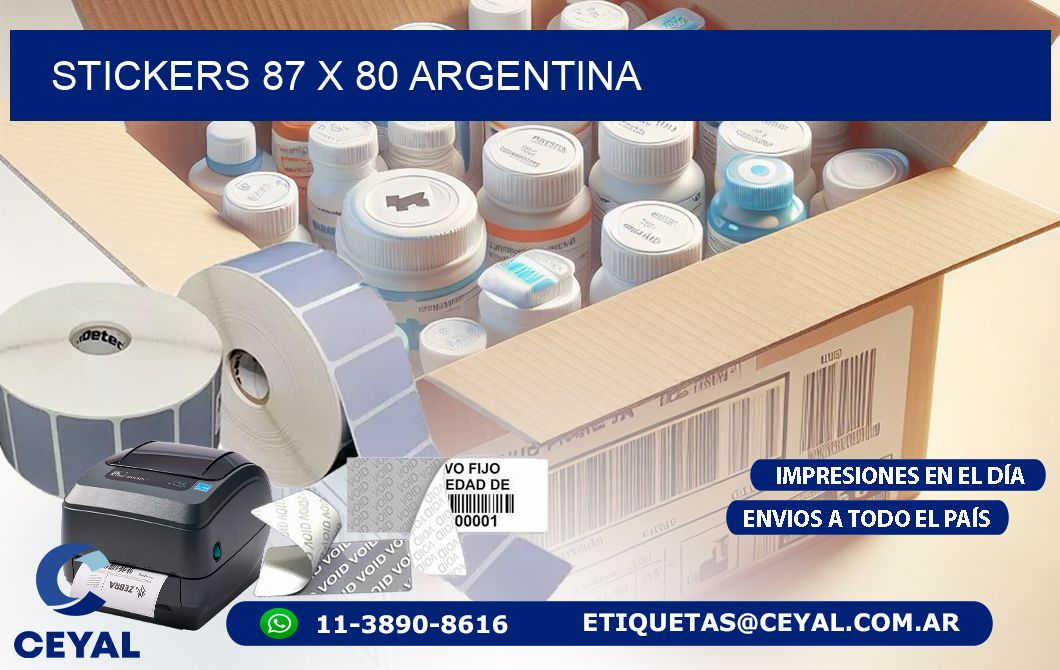 STICKERS 87 x 80 ARGENTINA