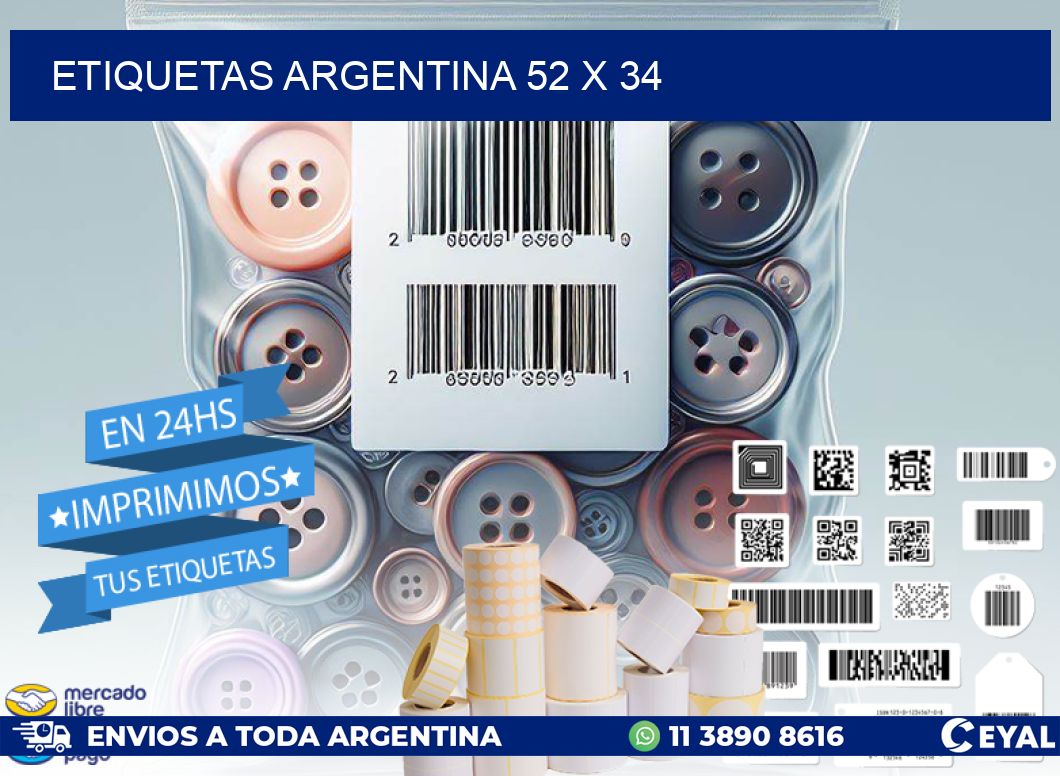 etiquetas argentina 52 x 34