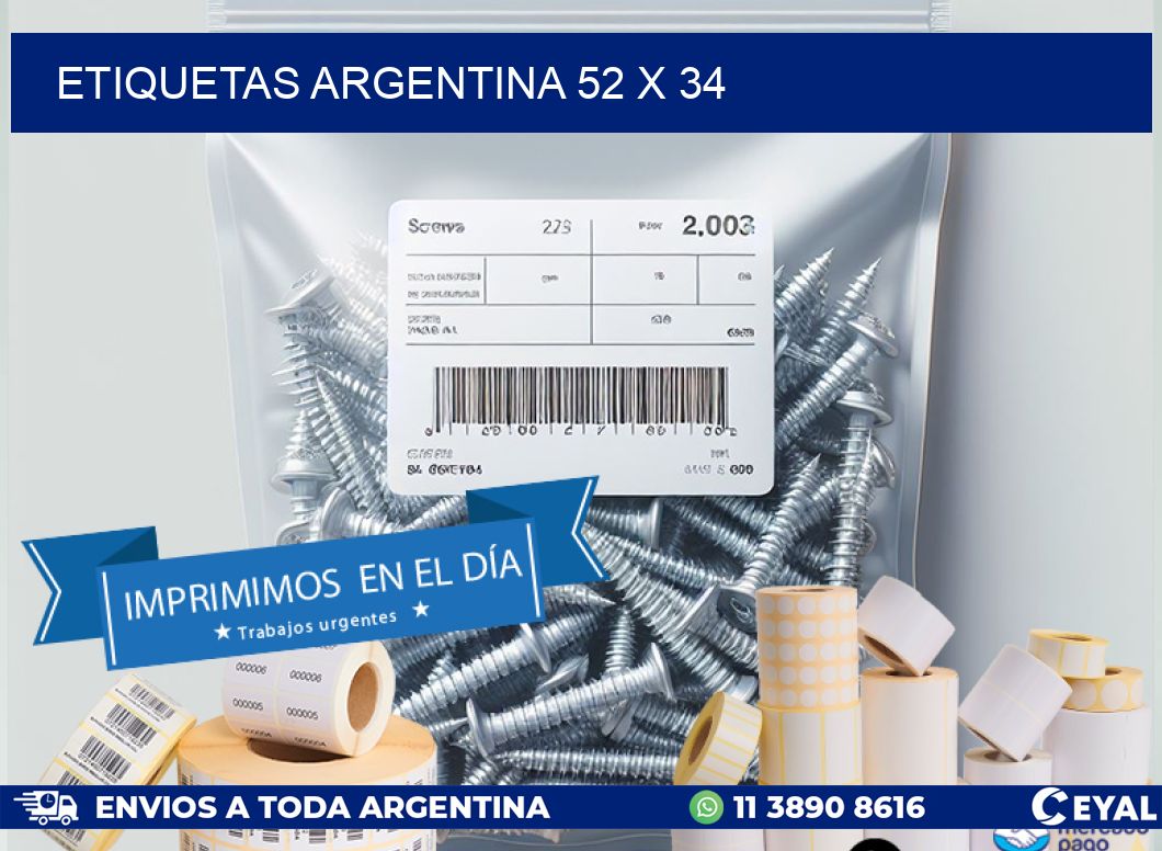 etiquetas argentina 52 x 34