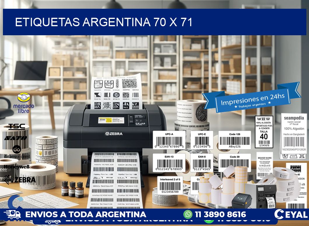 etiquetas argentina 70 x 71