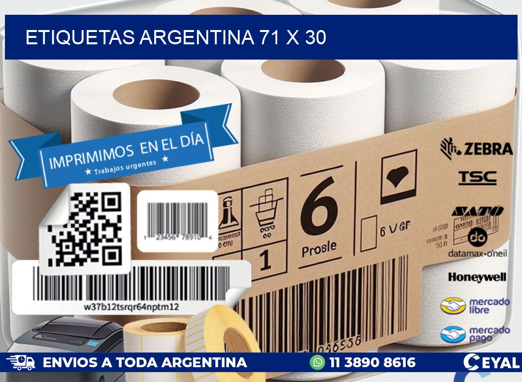 etiquetas argentina 71 x 30