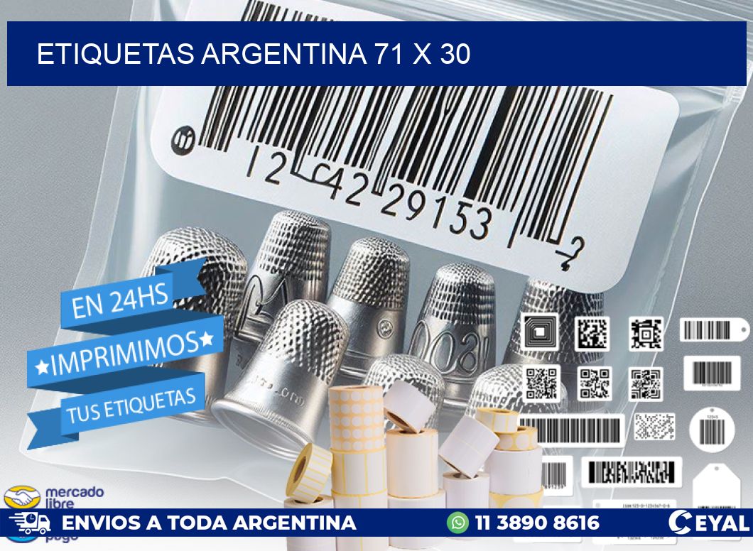 etiquetas argentina 71 x 30