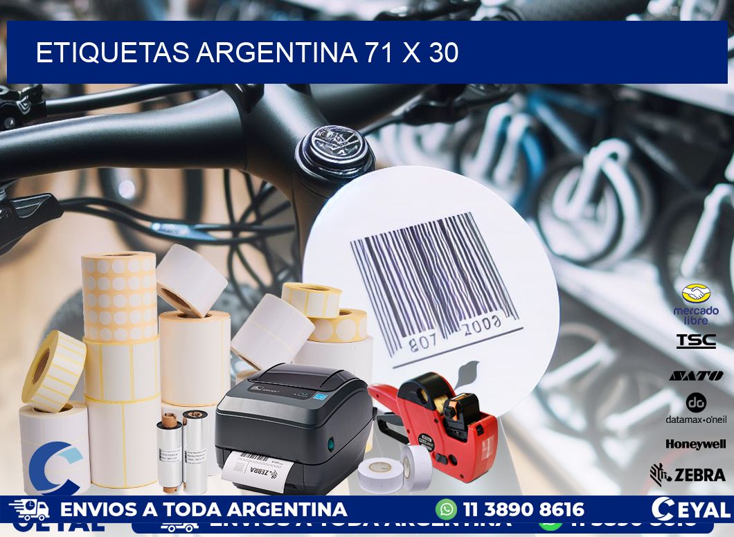 etiquetas argentina 71 x 30