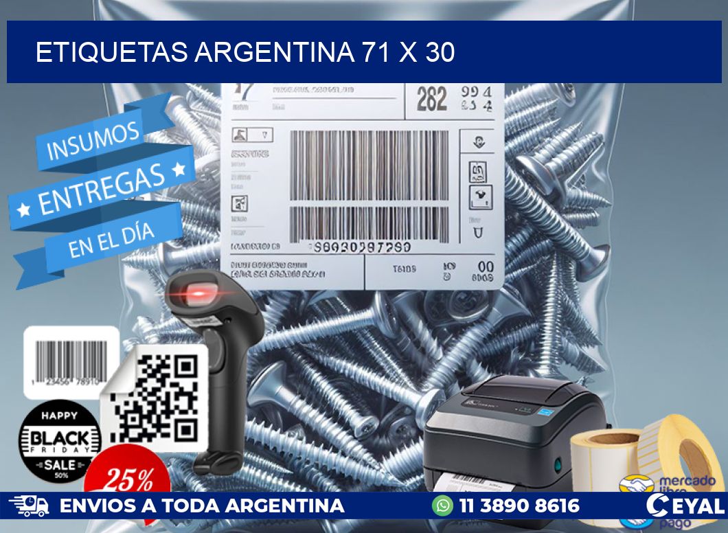 etiquetas argentina 71 x 30