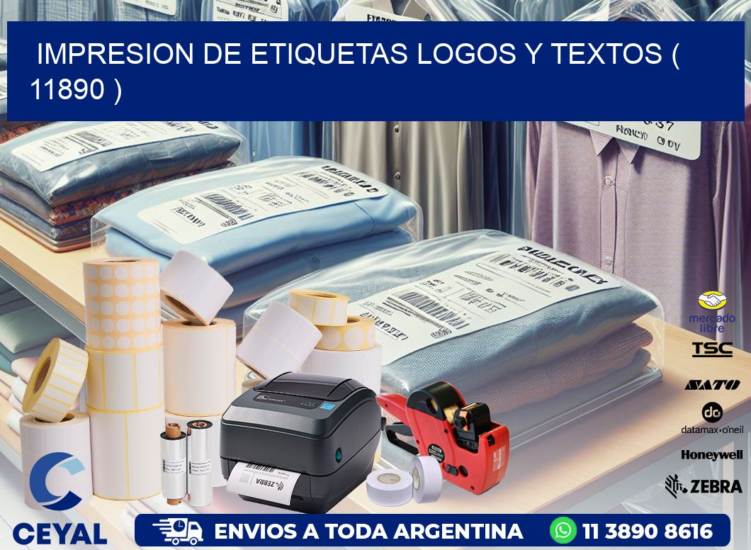 impresion de etiquetas logos y textos ( 11890 )