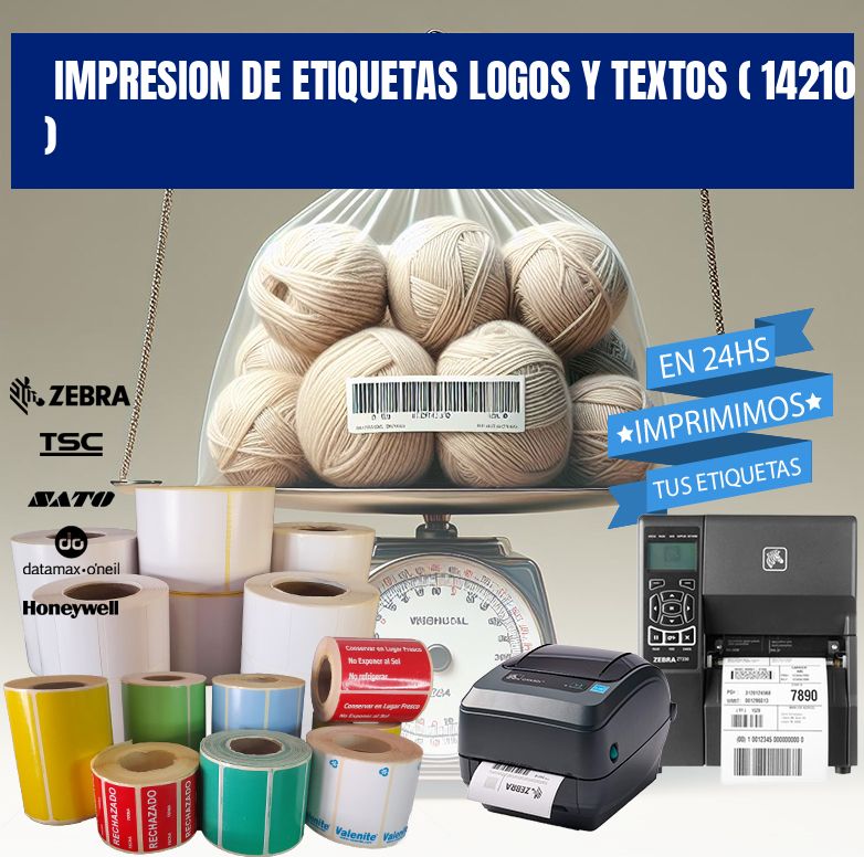impresion de etiquetas logos y textos ( 14210 )