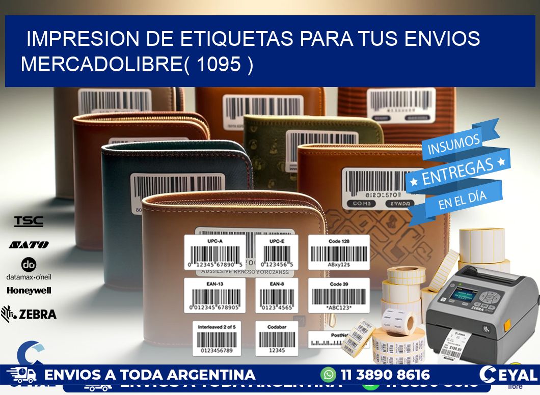 impresion de etiquetas para tus envios mercadolibre( 1095 )