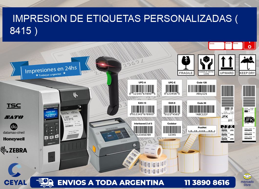 impresion de etiquetas personalizadas ( 8415 )