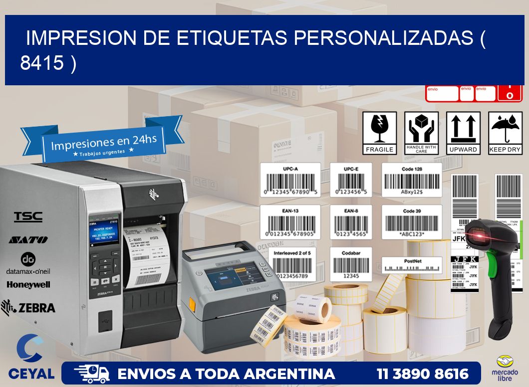 impresion de etiquetas personalizadas ( 8415 )