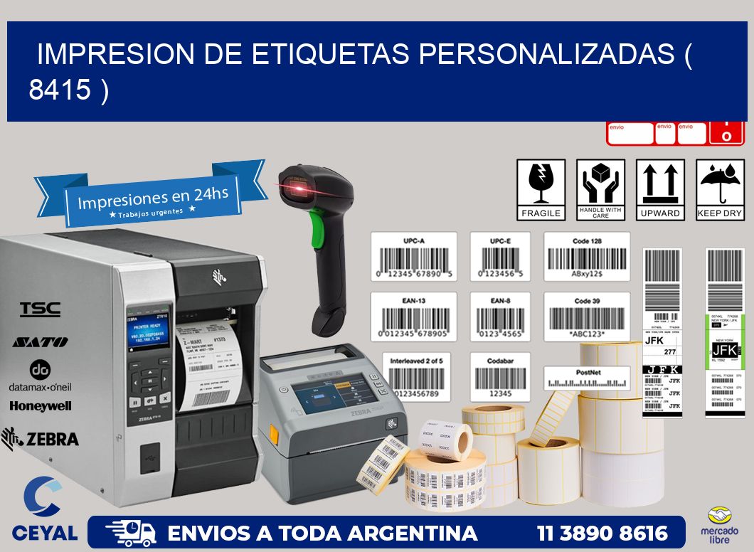 impresion de etiquetas personalizadas ( 8415 )