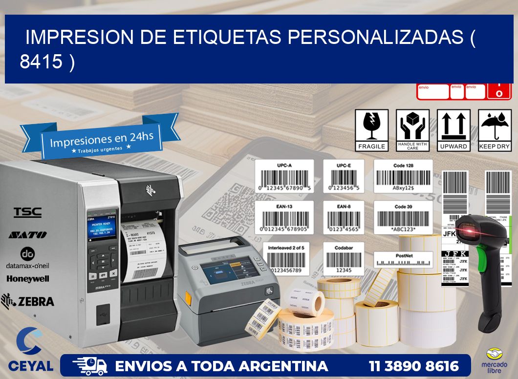 impresion de etiquetas personalizadas ( 8415 )