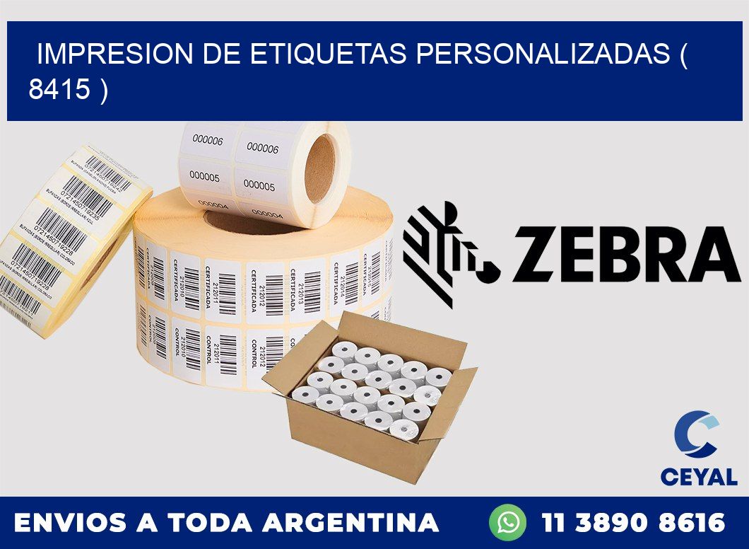 impresion de etiquetas personalizadas ( 8415 )