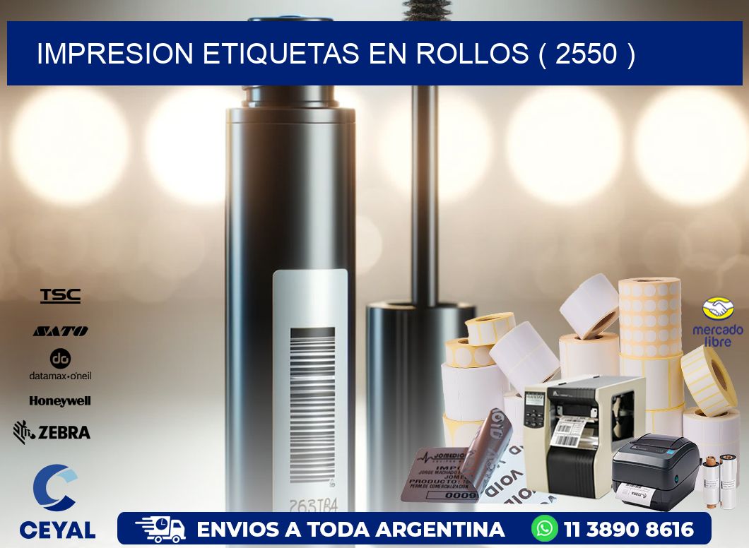 impresion etiquetas en rollos ( 2550 )