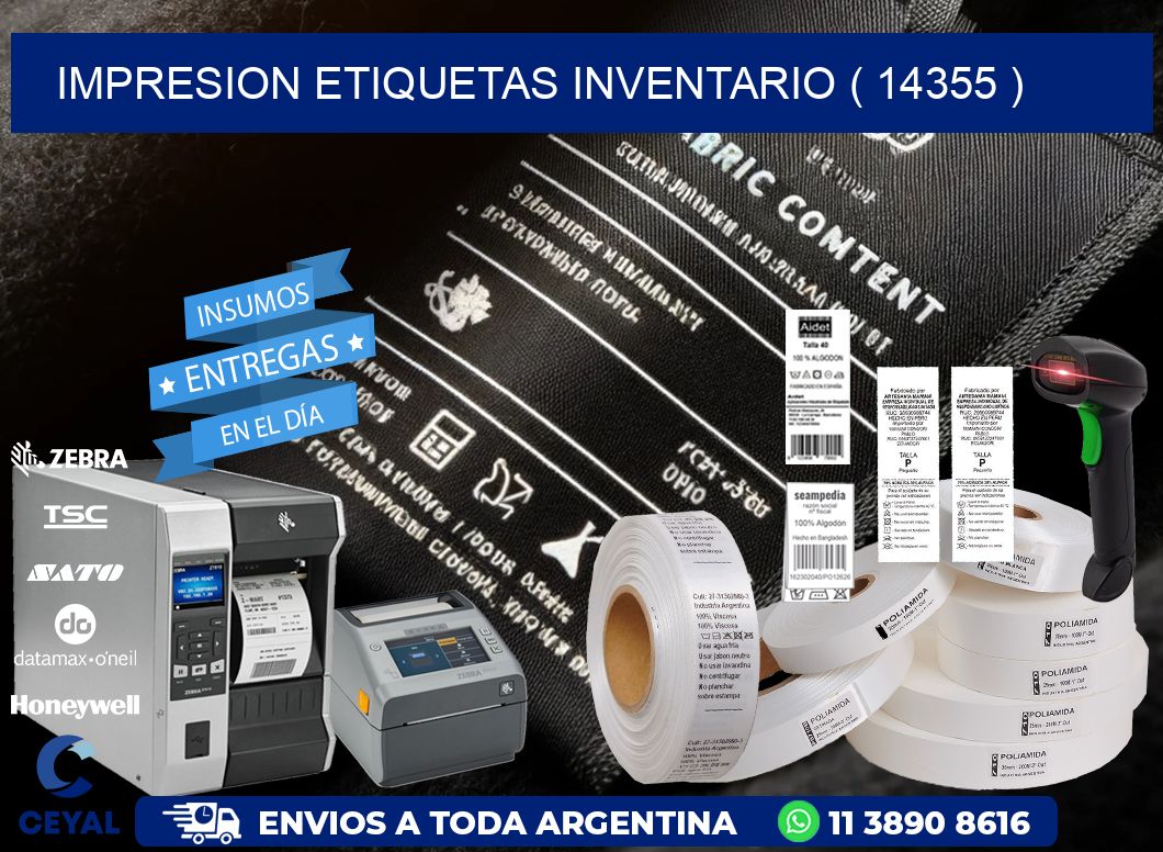 impresion etiquetas inventario ( 14355 )