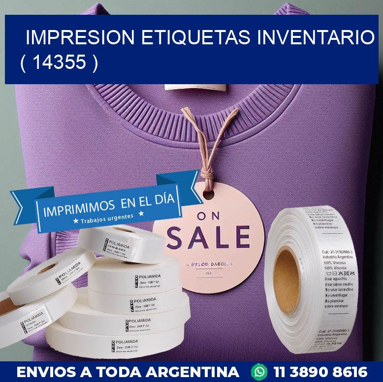 impresion etiquetas inventario ( 14355 )