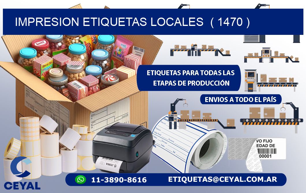 impresion etiquetas locales  ( 1470 )