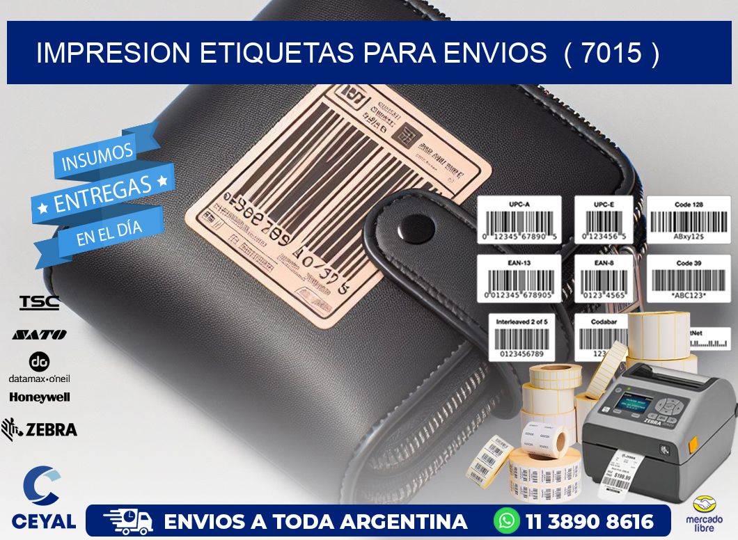 impresion etiquetas para envios  ( 7015 )