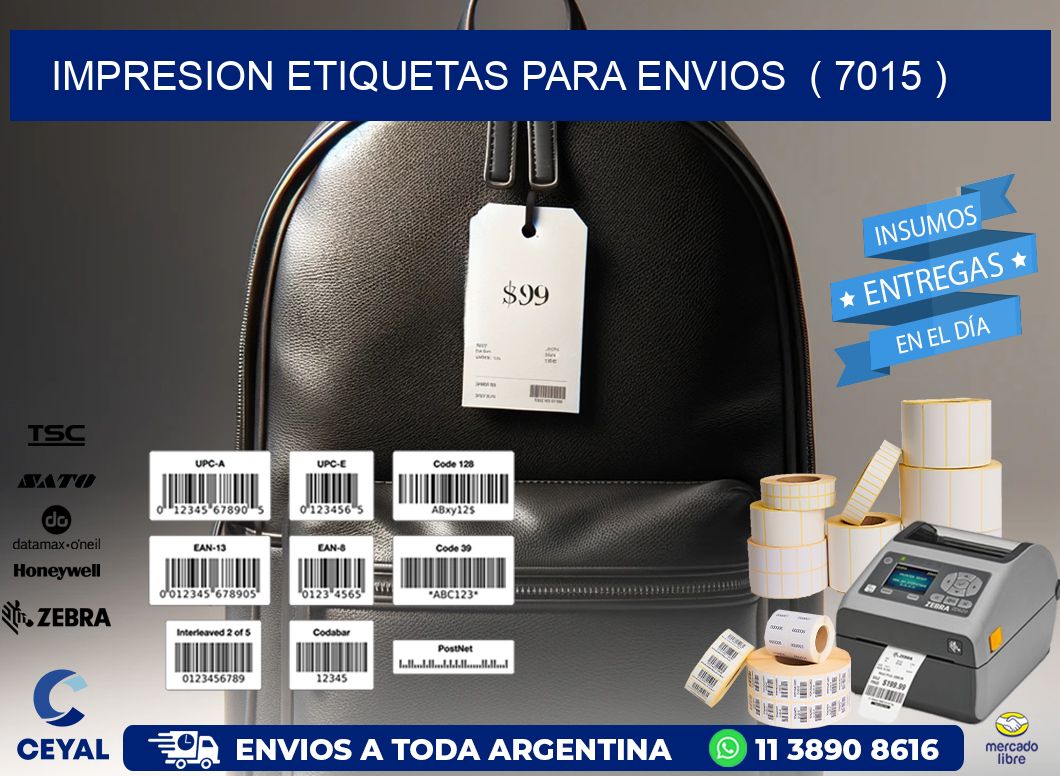 impresion etiquetas para envios  ( 7015 )
