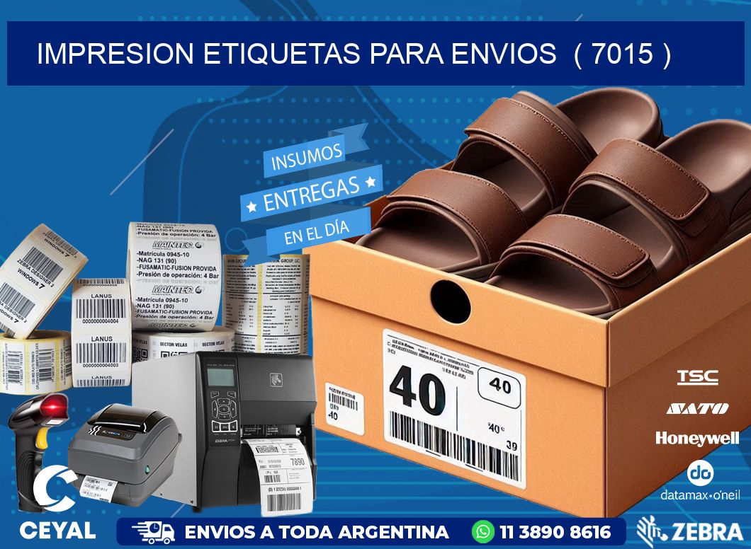 impresion etiquetas para envios  ( 7015 )