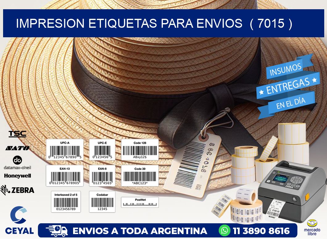 impresion etiquetas para envios  ( 7015 )