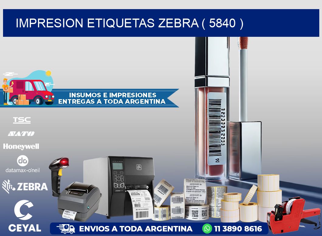 impresion etiquetas zebra ( 5840 )