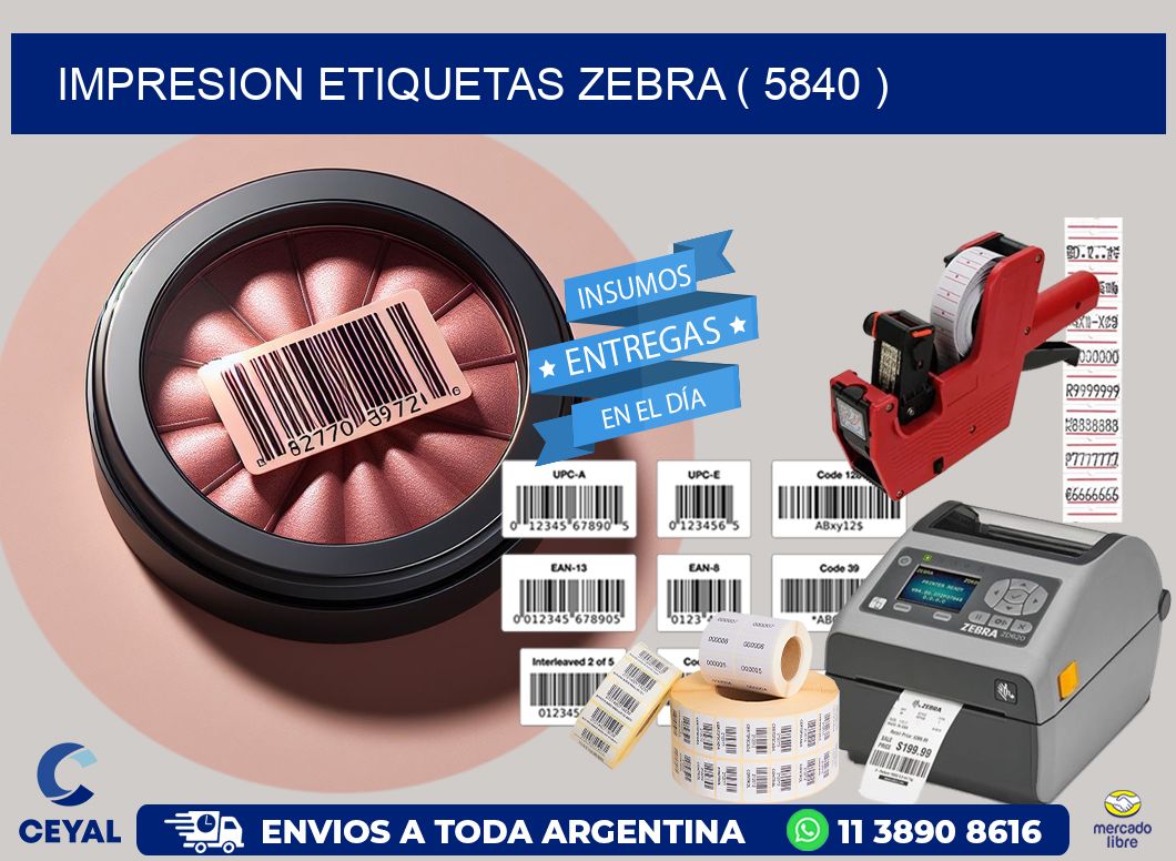 impresion etiquetas zebra ( 5840 )