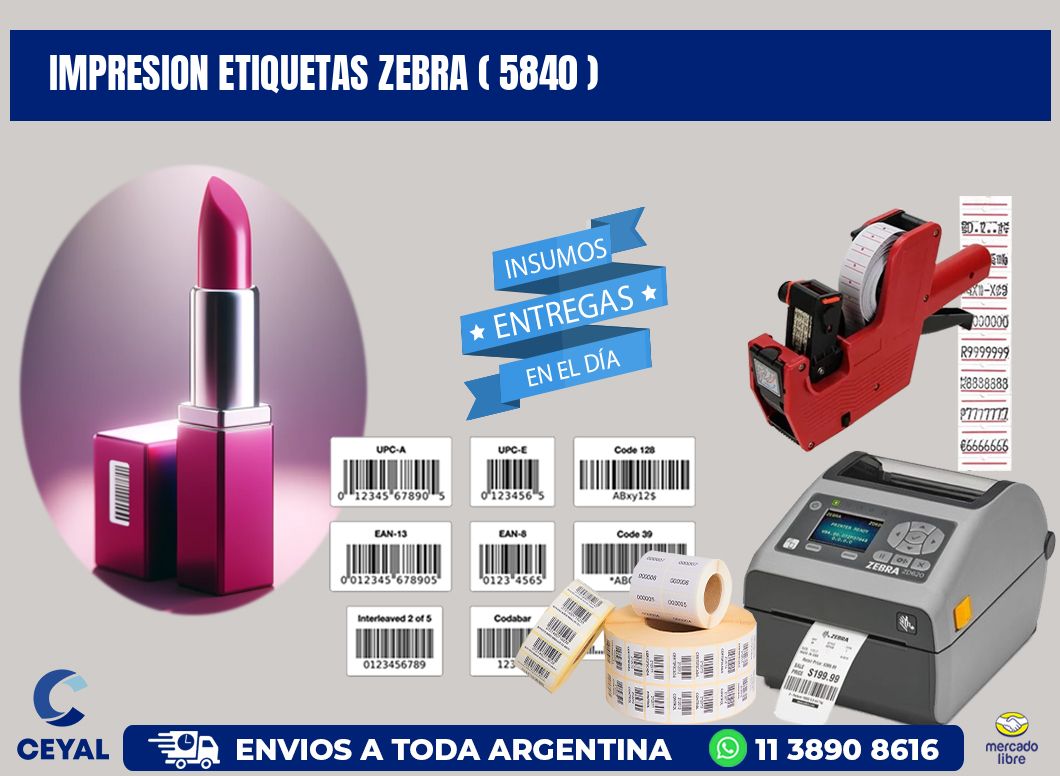 impresion etiquetas zebra ( 5840 )