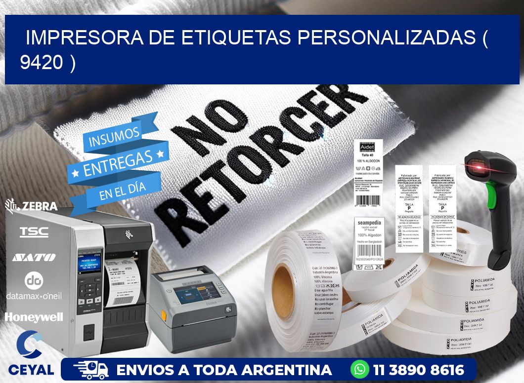 impresora de etiquetas personalizadas ( 9420 )