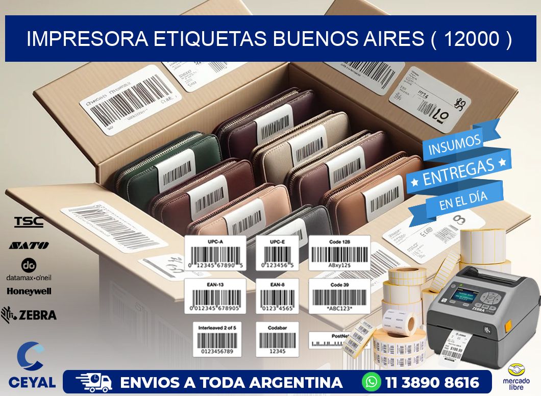 impresora etiquetas buenos aires ( 12000 )