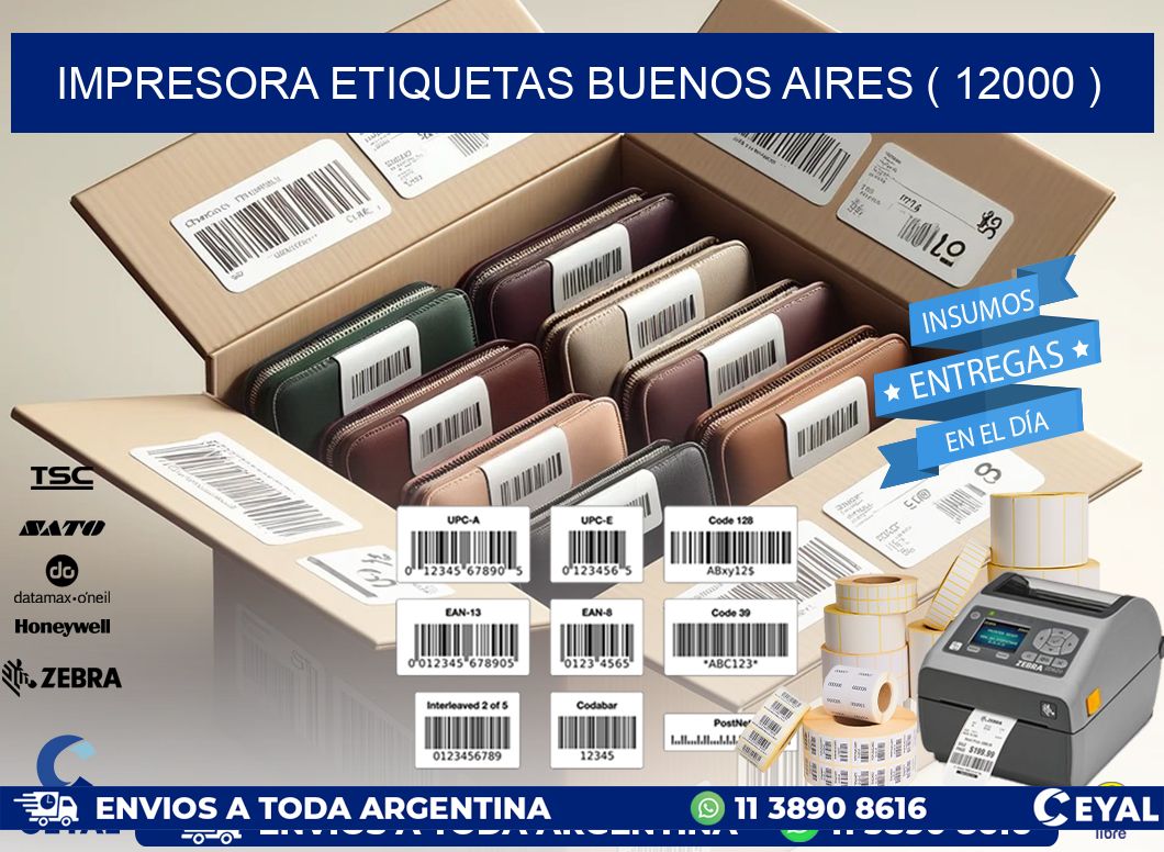 impresora etiquetas buenos aires ( 12000 )