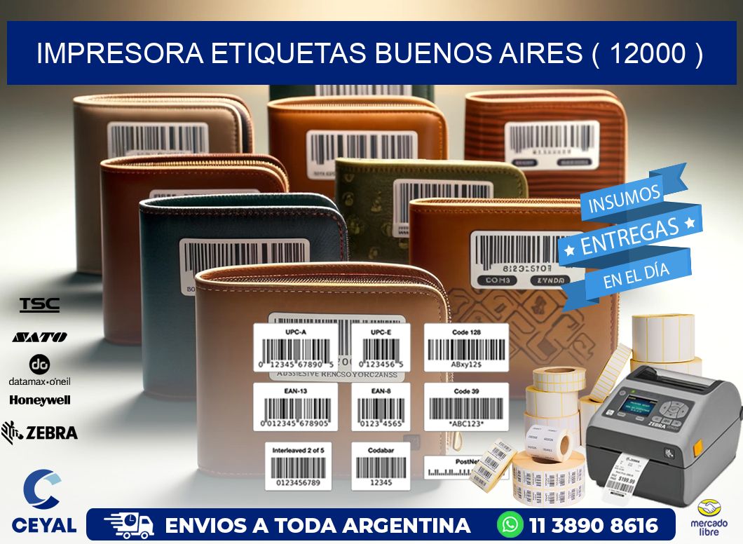 impresora etiquetas buenos aires ( 12000 )