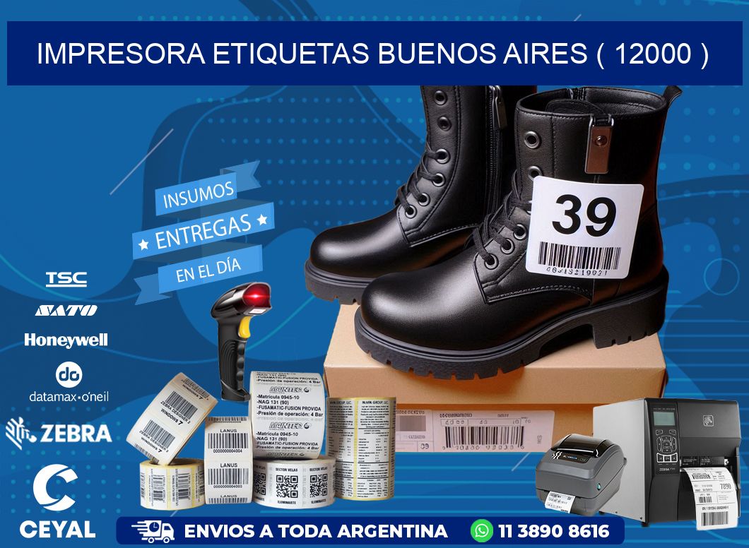 impresora etiquetas buenos aires ( 12000 )