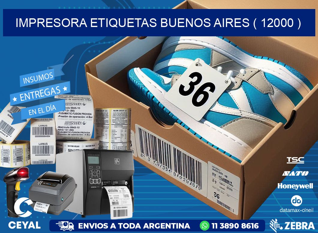 impresora etiquetas buenos aires ( 12000 )