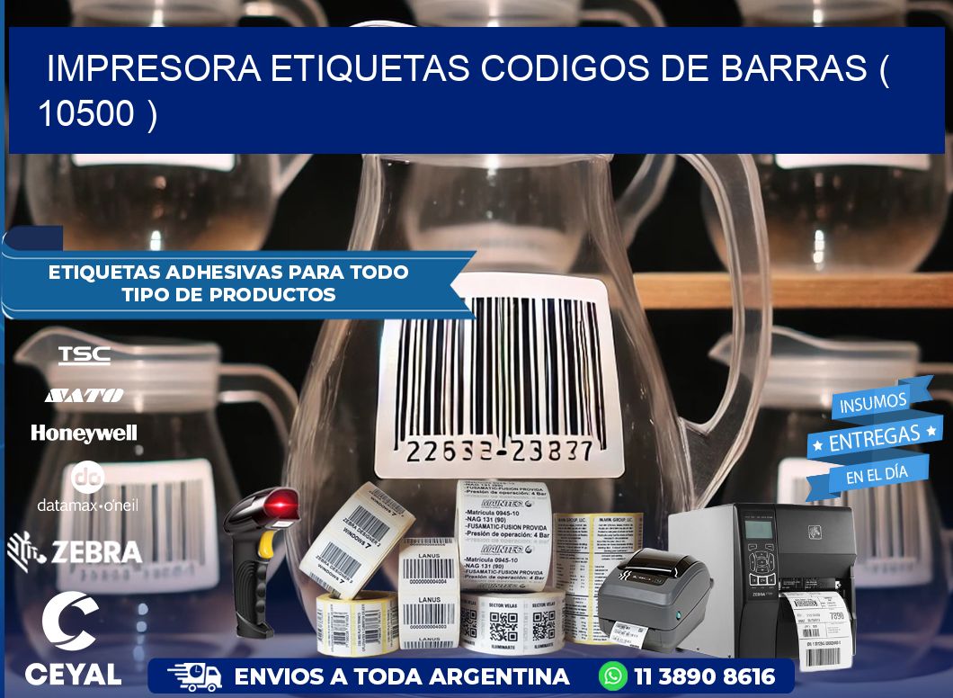 impresora etiquetas codigos de barras ( 10500 )