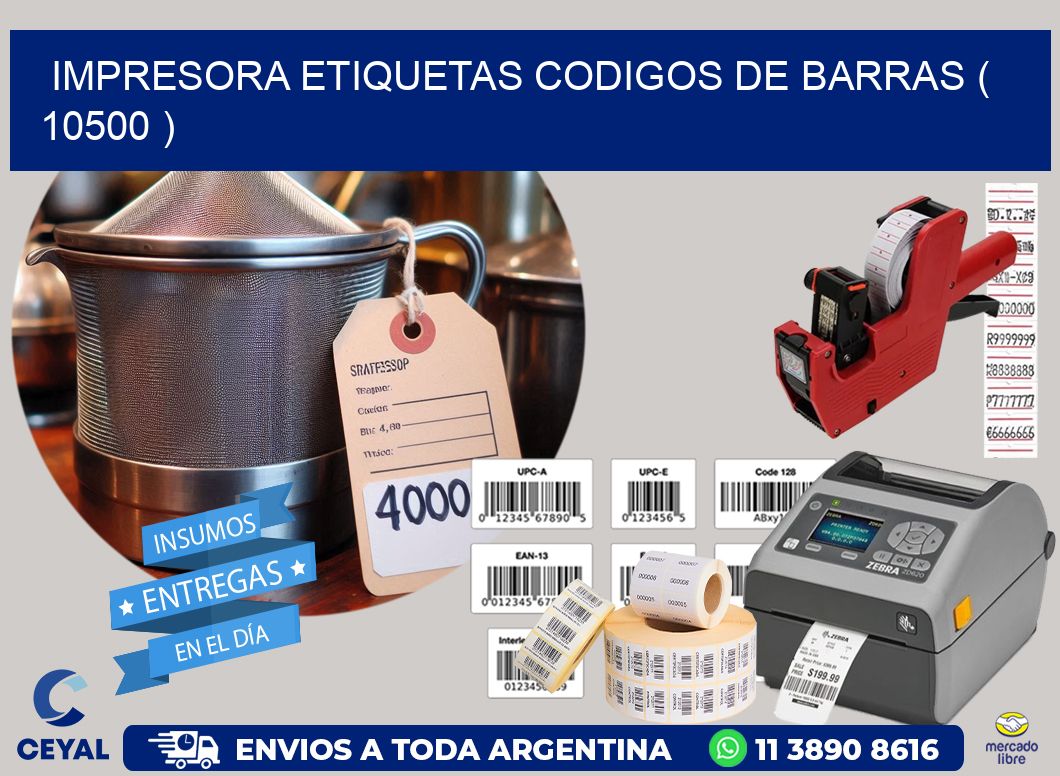 impresora etiquetas codigos de barras ( 10500 )
