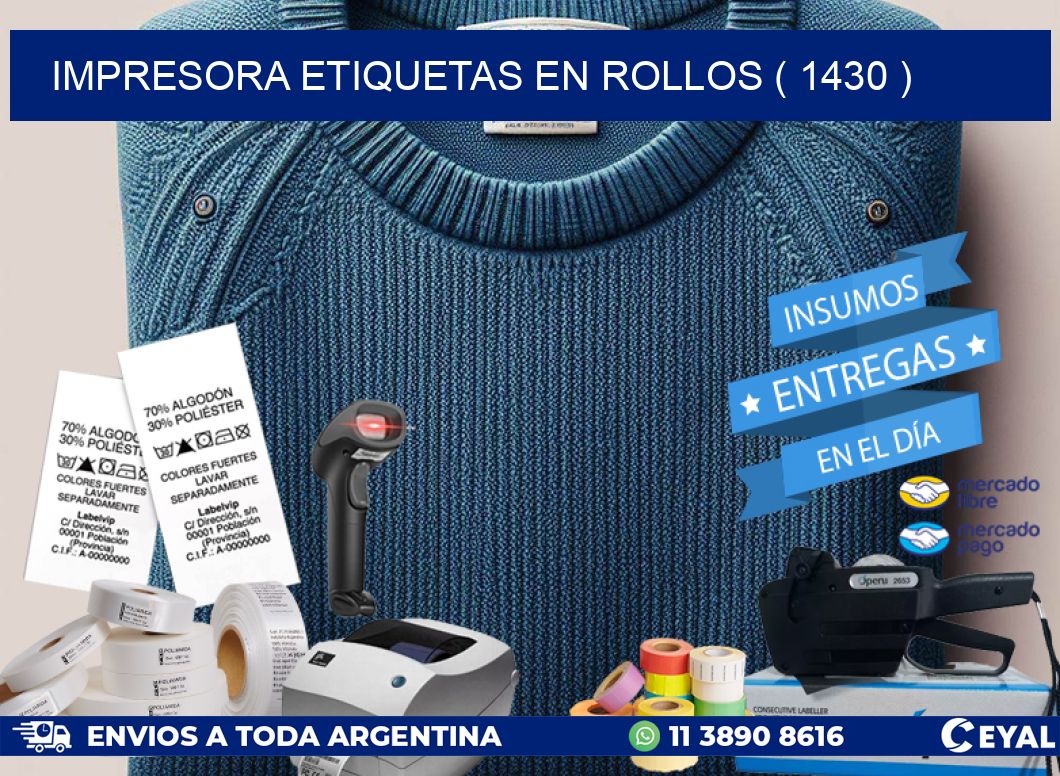 impresora etiquetas en rollos ( 1430 )