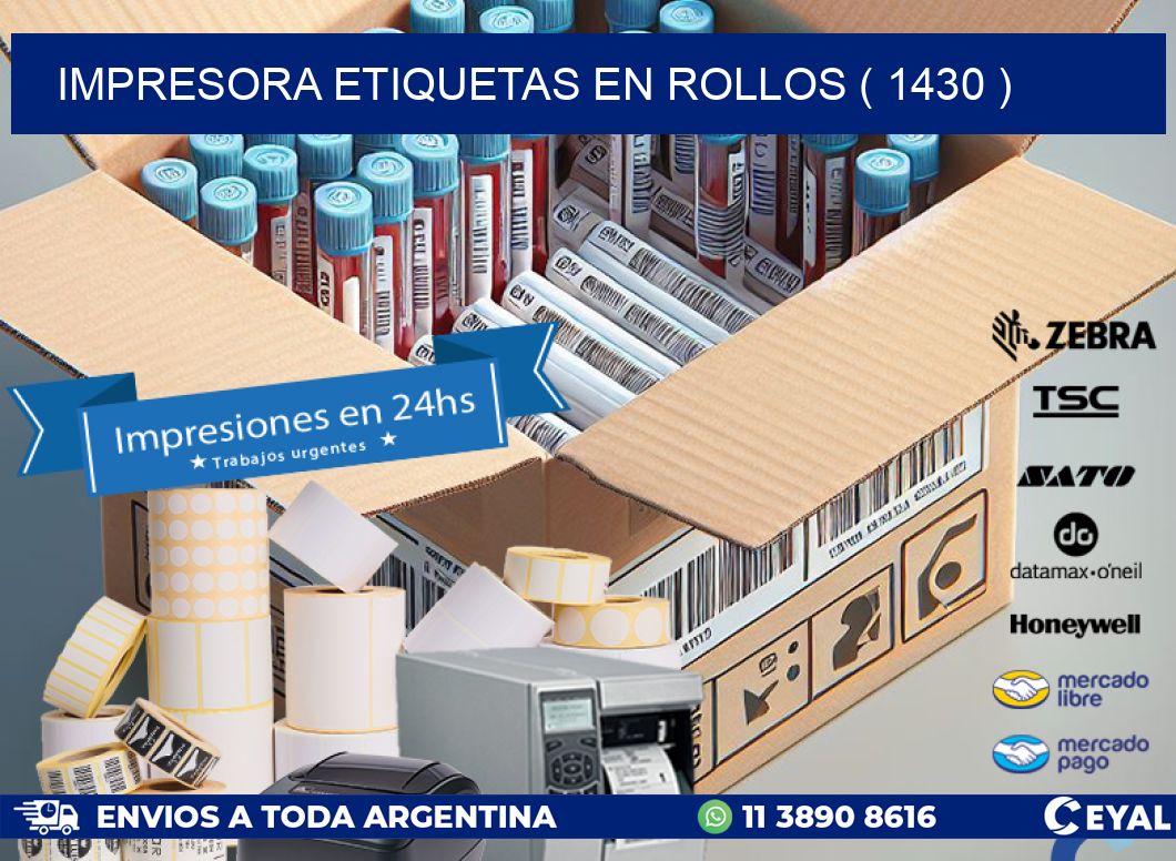impresora etiquetas en rollos ( 1430 )