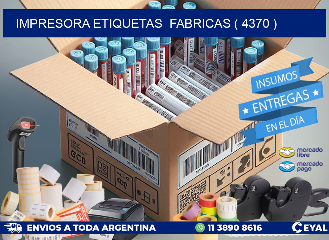 impresora etiquetas  fabricas ( 4370 )