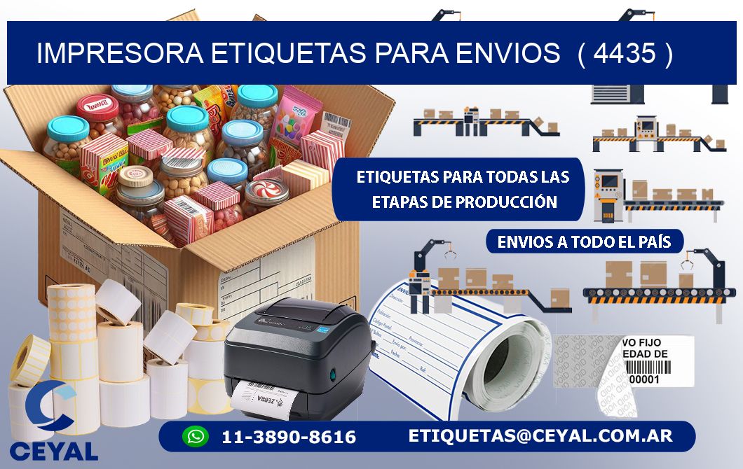 impresora etiquetas para envios  ( 4435 )
