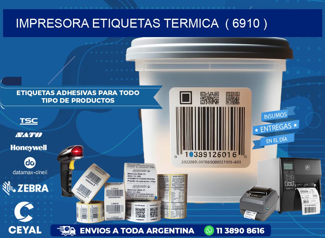 impresora etiquetas termica  ( 6910 )