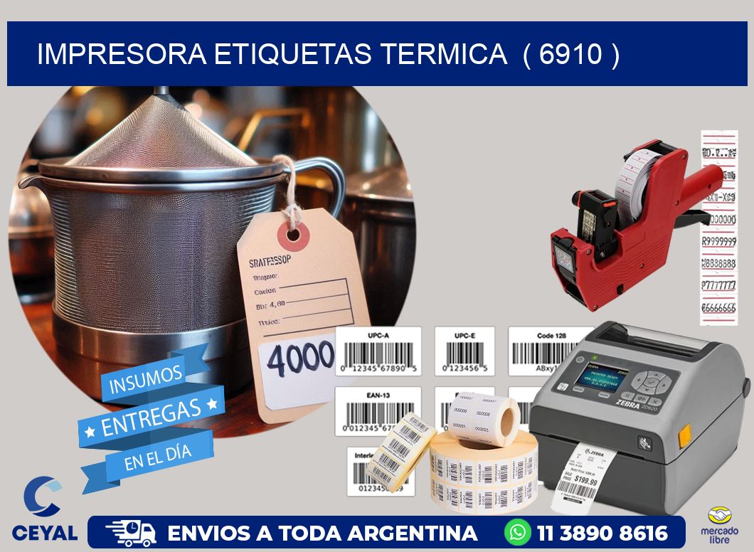 impresora etiquetas termica  ( 6910 )