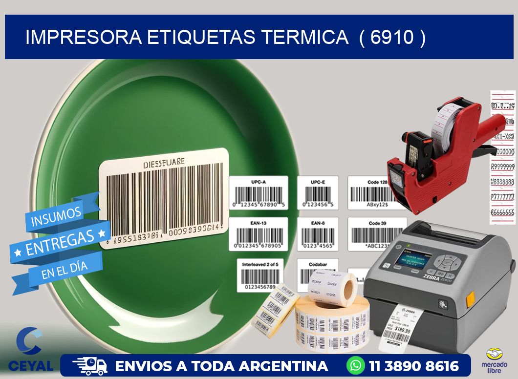 impresora etiquetas termica  ( 6910 )
