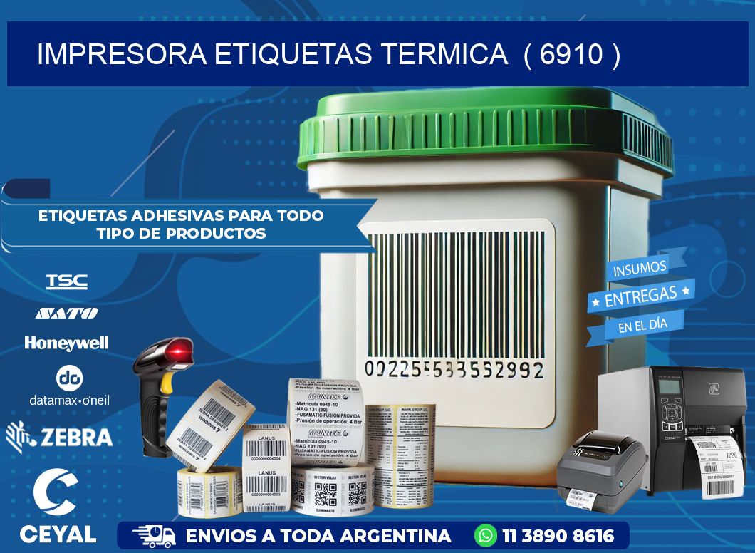 impresora etiquetas termica  ( 6910 )