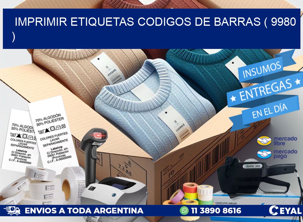 imprimir etiquetas codigos de barras ( 9980 )