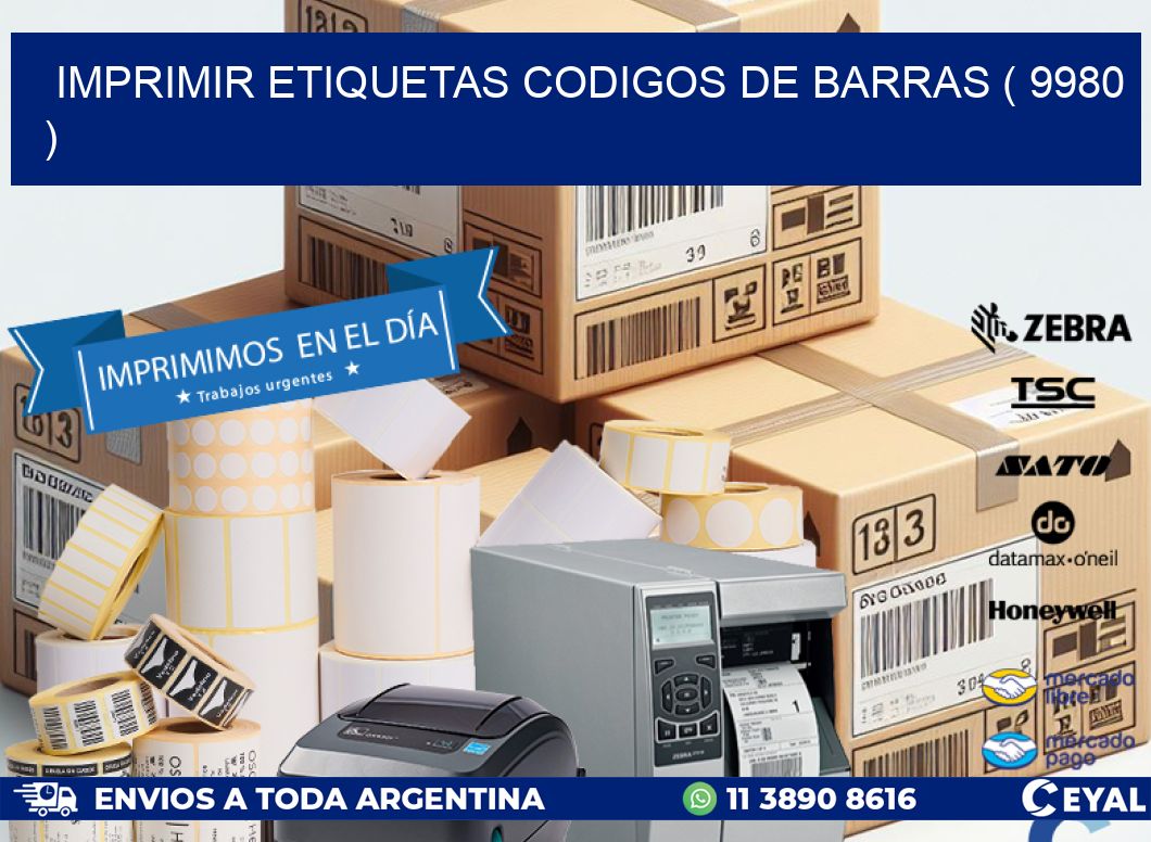 imprimir etiquetas codigos de barras ( 9980 )