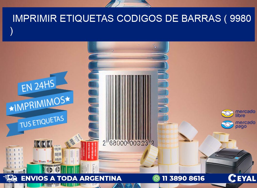 imprimir etiquetas codigos de barras ( 9980 )