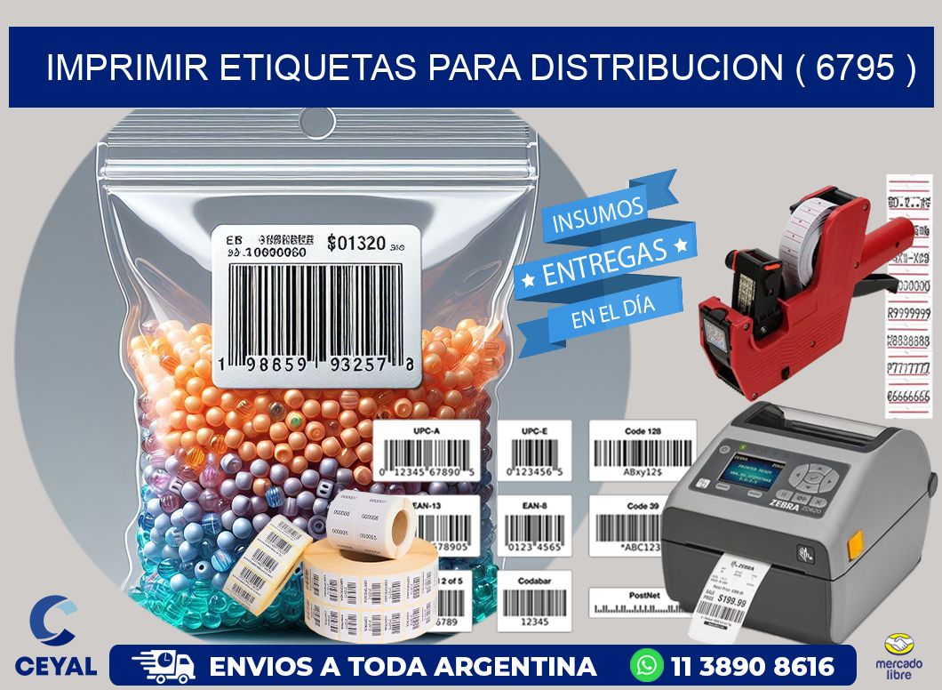 imprimir etiquetas para distribucion ( 6795 )