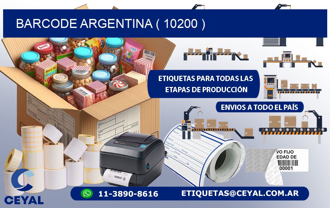 BARCODE ARGENTINA ( 10200 )